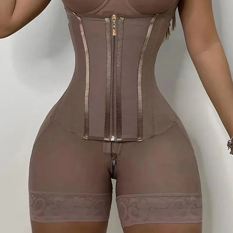 Women Colombian Fajas High Compression Girdles Tummy Control Full Body Slimming Shaperwear