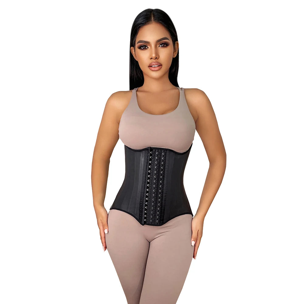 Fajas Colombianas Reductoras Latex Waist Trainer 25 Steel Boned Corset Slimming Belt