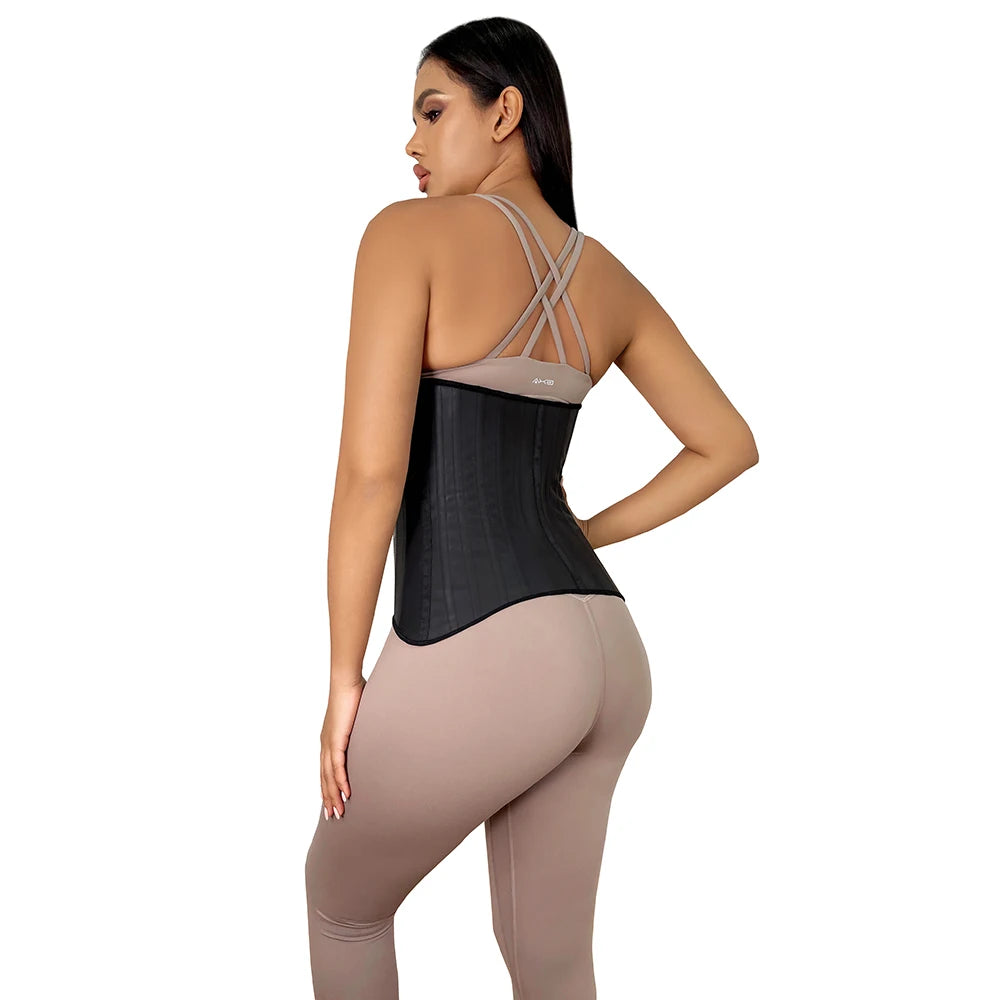 Fajas Colombianas Reductoras Latex Waist Trainer 25 Steel Boned Corset Slimming Belt