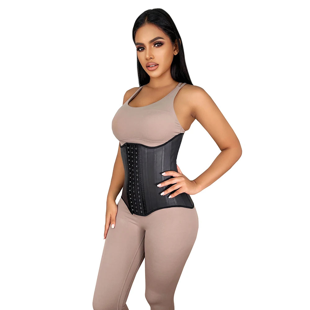 Fajas Colombianas Reductoras Latex Waist Trainer 25 Steel Boned Corset Slimming Belt