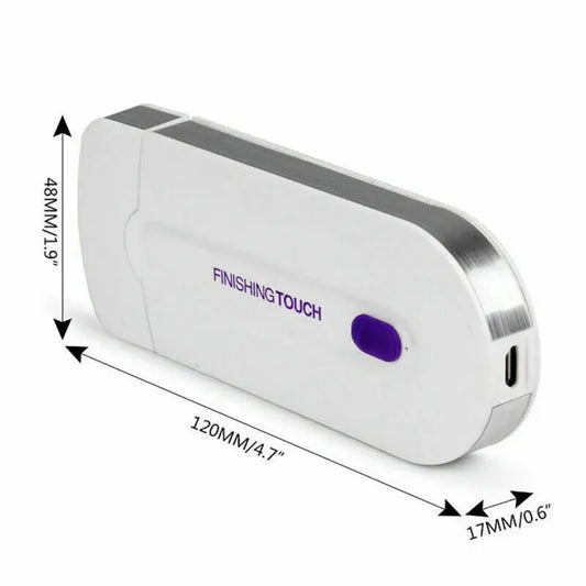 Depiladora Eléctrica Portátil – Suave y Sin Dolor para Cuerpo y Rostro 
Epilator with Silky Eraser for Painless Hair Removal - Perfect Touch Facial Epilator for Any Body Part