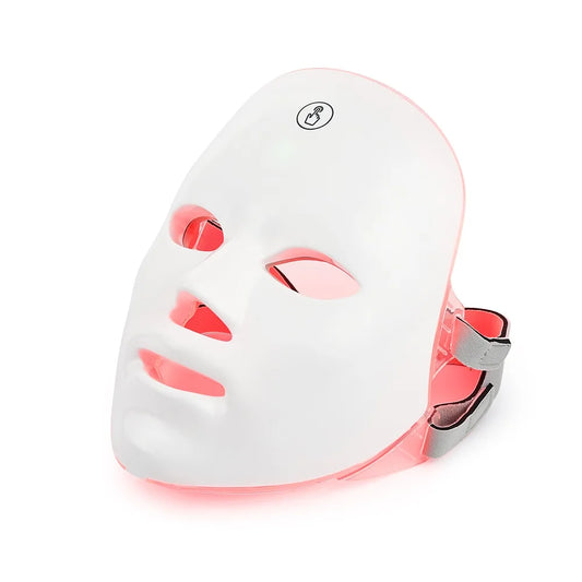Mascarilla LED Facial de Fototerapia – 7 Colores Rechargeable Facial LED Mask 7 Colors LED Photon Beauty Mask Skin Rejuvenation Home Face Lifting Whitening Skin Care Beauty Mask