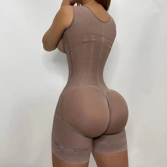 Women Colombian Fajas High Compression Girdles Tummy Control Full Body Slimming Shaperwear