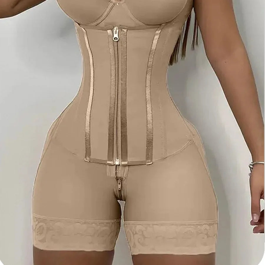 Women Colombian Fajas High Compression Girdles Tummy Control Full Body Slimming Shaperwear